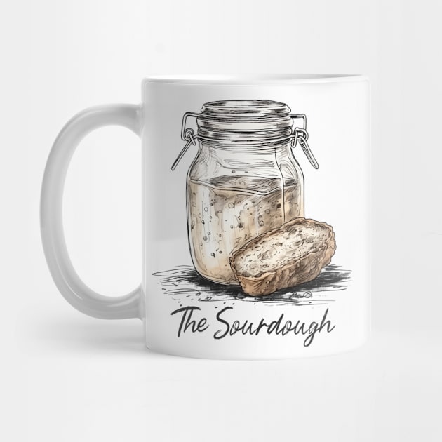 The sourdough, sourdough baking, for the love of sourdough by One Eyed Cat Design